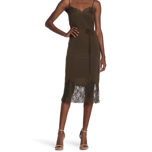 French Connection Rosemaria Lace Jersey Dress 4 - Picture 2 of 5